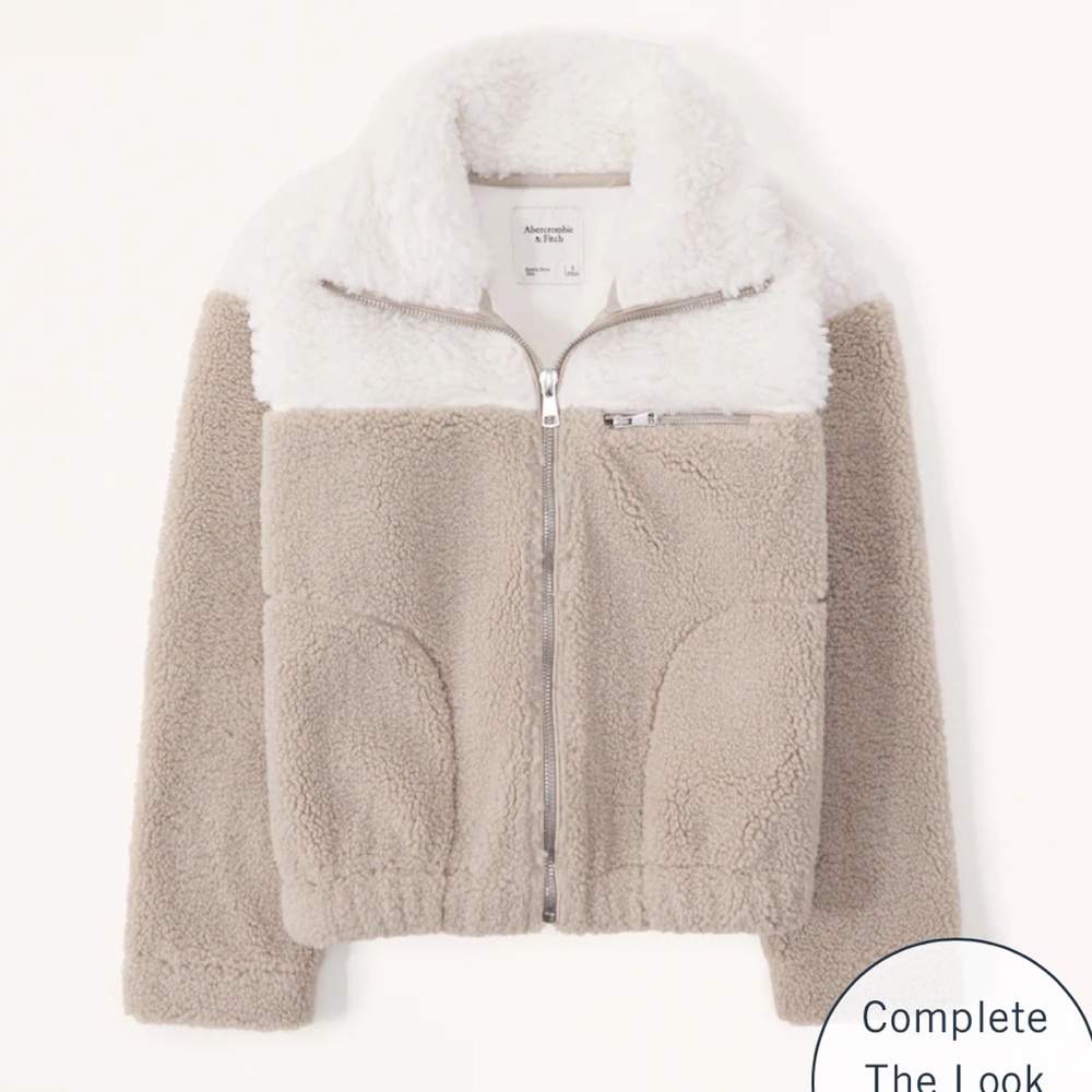Abercrombie Mixed Sherpa Jacket